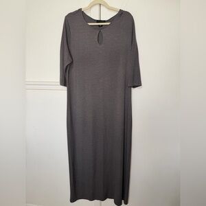 Sigrid Olsen Charcoal Long Sleeve Dress size XL